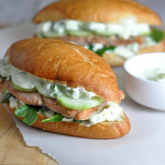 Asian Salmon Rolls