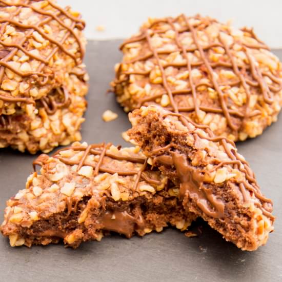 GF Hazelnut Nutella Cookies