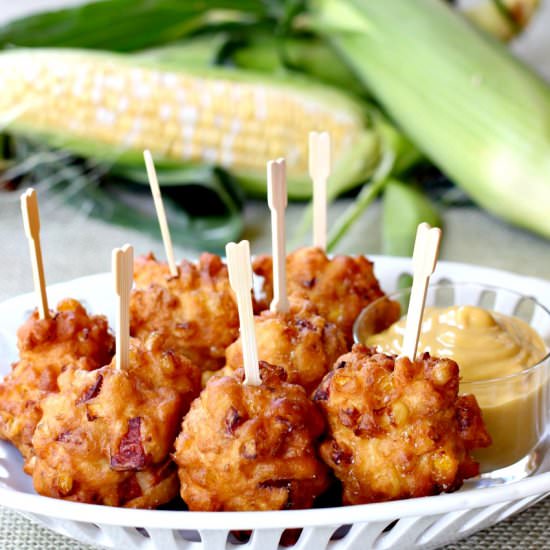 Corn Dog Fritters