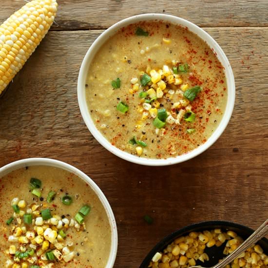 Simple Summer Corn Soup