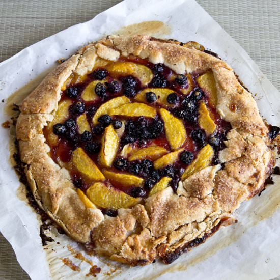 Rustic Peach Galette