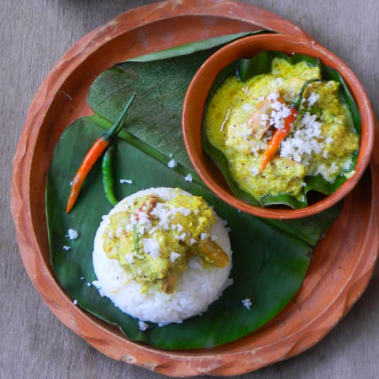 Bengali Steamed Prawn