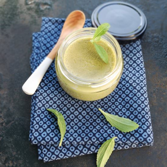 Pumpkin seed custard
