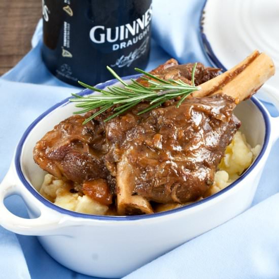 Guinness Braised Lamb Shanks