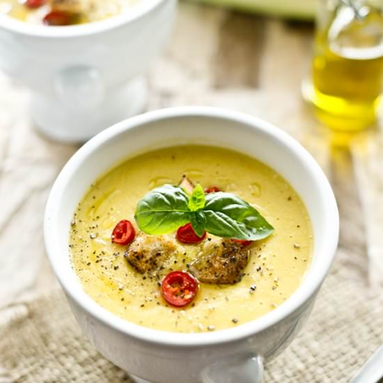 Creamed corn soup