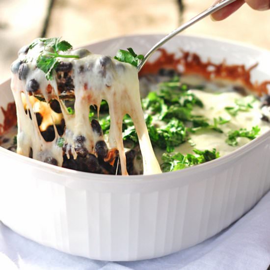 Black Bean and Sweet Potato Bake