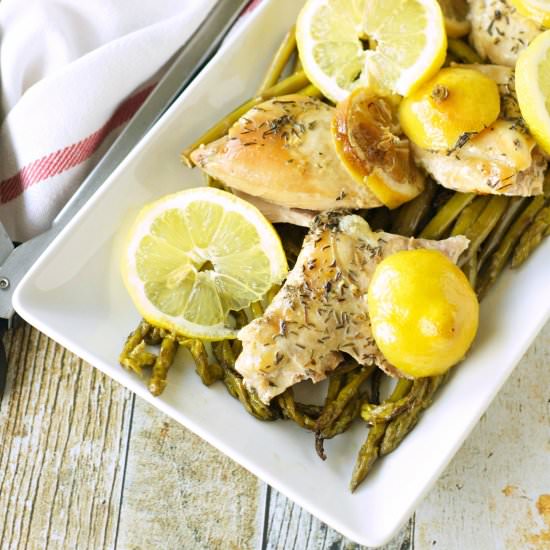 Lemon Pepper Chicken and Asparagus