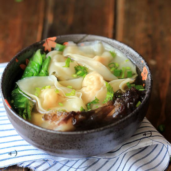 Chinese Shrimp Wonton Soup