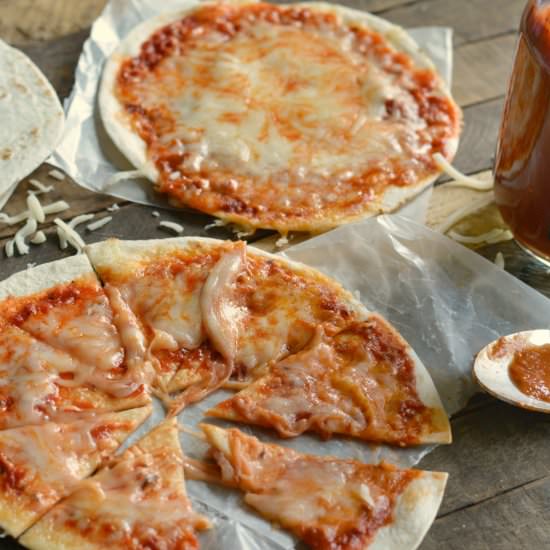 Easy Tortilla Pizzas