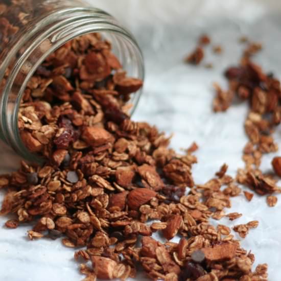 Chocolate Cherry Granola