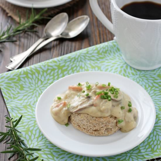 Vegetarian Biscuits & Gravy