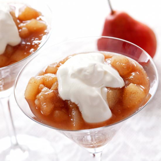 Gingerbread Pear Dessert