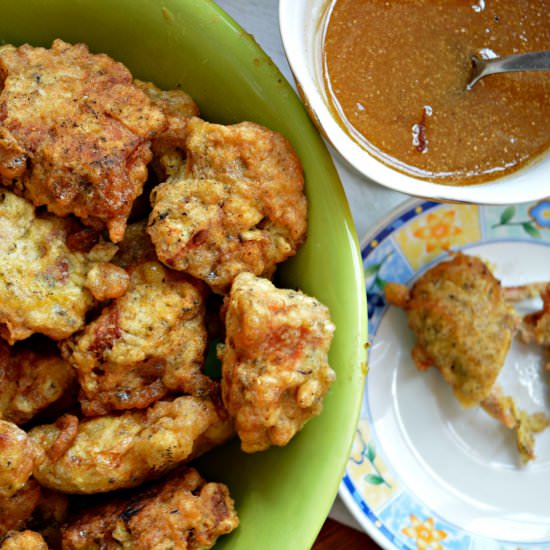 Honey Ginger Pork Bites