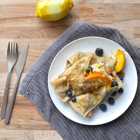 Summer Crepes with Ricotta