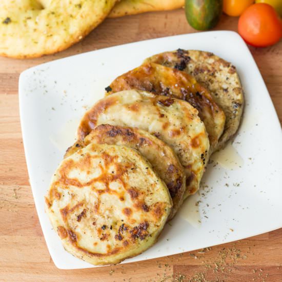 Honey Pan-Fried Eggplant