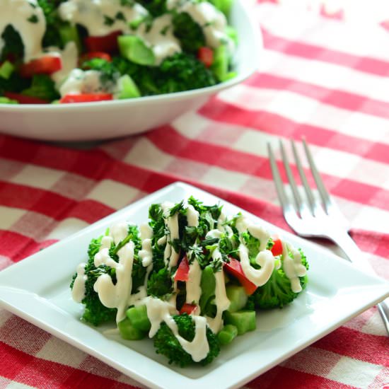 Low-Fat, Mayo-Free Broccoli Salad