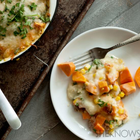 Sweet Potato Veggie Casserole