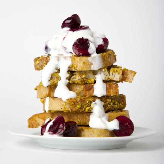 Pistachio-Crusted French Toast