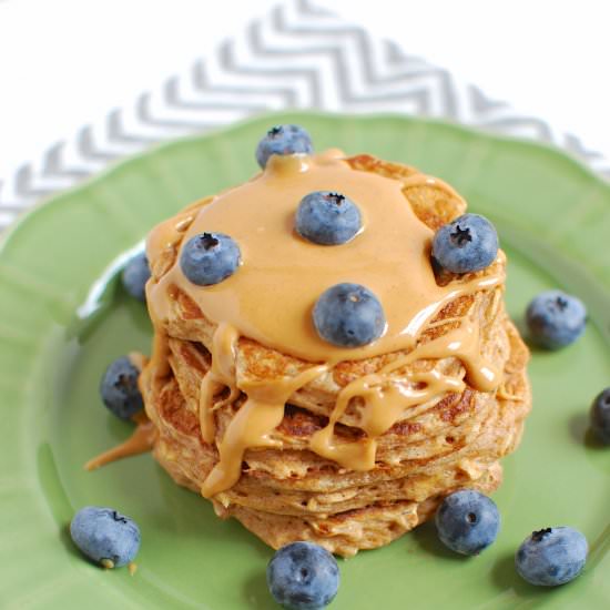 Whole Wheat Oatmeal Pancakes