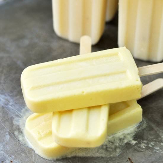Hawaiian Cream Popsicles