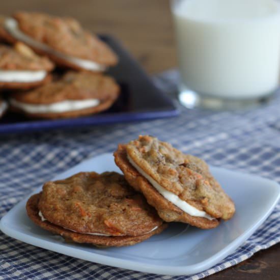 Inside-Out Carrot Cake Cookies
