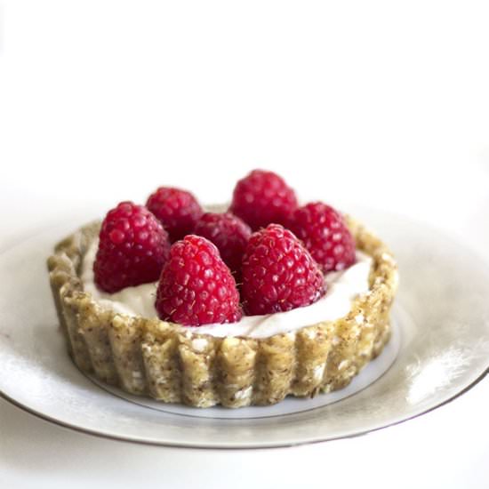Raw Raspberry Tarts