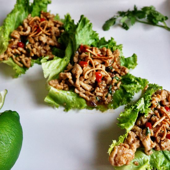 Asian Chicken Lettuce Wraps