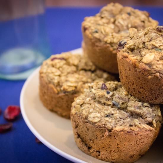 Gluten-Free Vegan Fruity Muffins