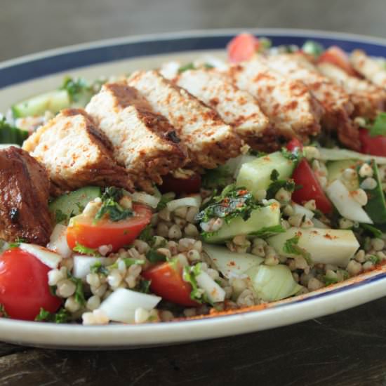Buckwheat Salad with Chicken