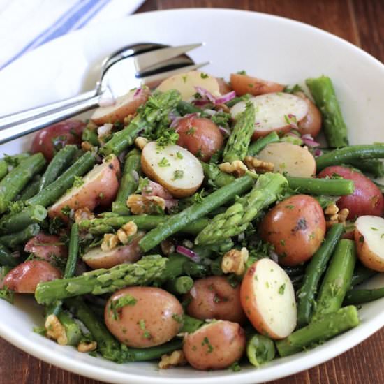 Potato Salad Green Beans Asparagus