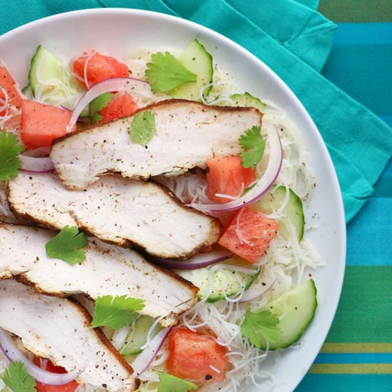 Moroccan Turkey Thai Noodle Salad