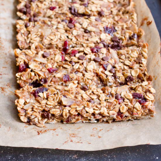 Chocolate Chip Granola Bars