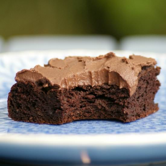Skinny Sweet Potato Fudge Brownies