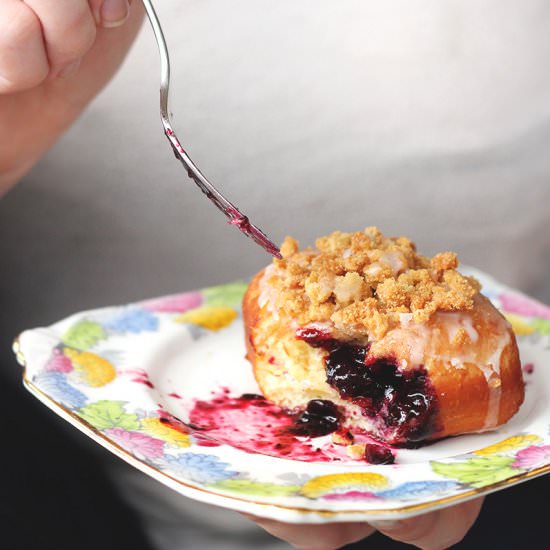 Blueberry Pie Donuts