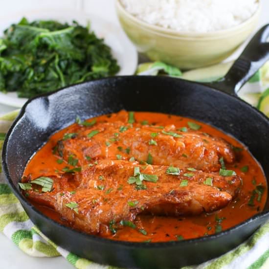 Fish Fillet in creamy sauce