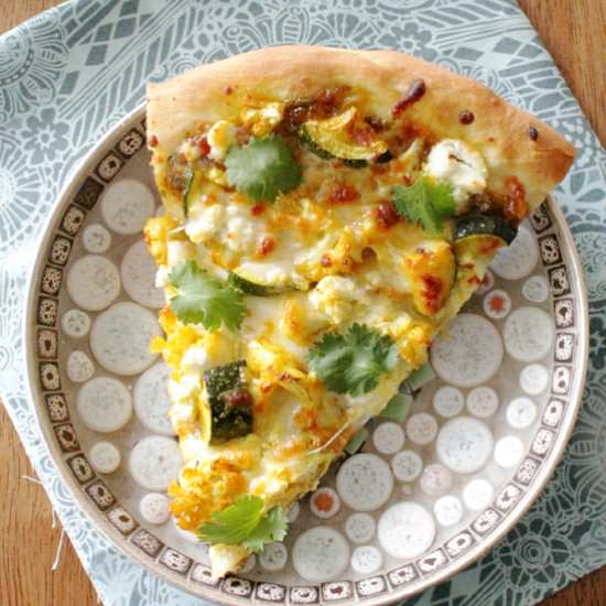 Veggie Curry Pizza