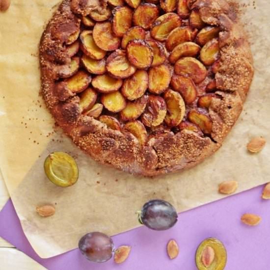 Cacao Plum Galette