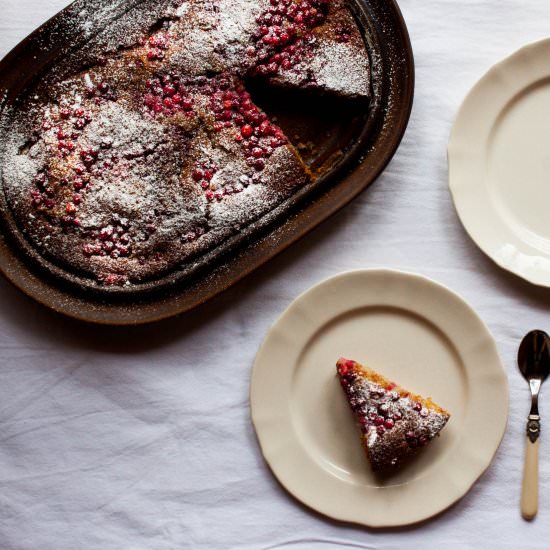 Redcurrant Buttermilk Cake