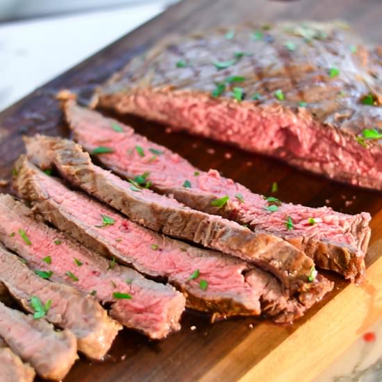 Garlic Pepper Flank Steak
