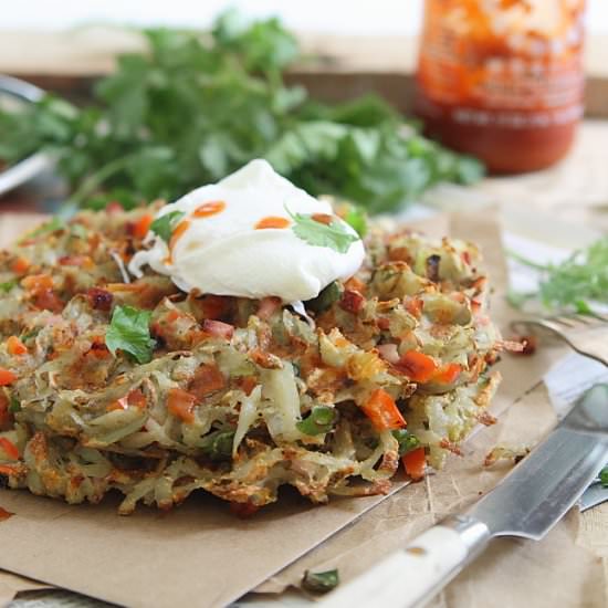 Hash Brown Waffles