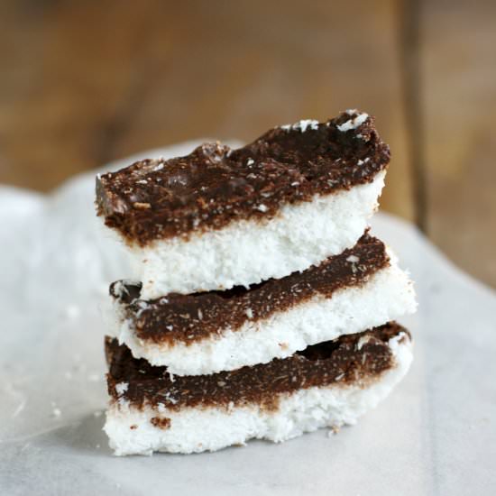 Chocolate Covered Coconut Bars