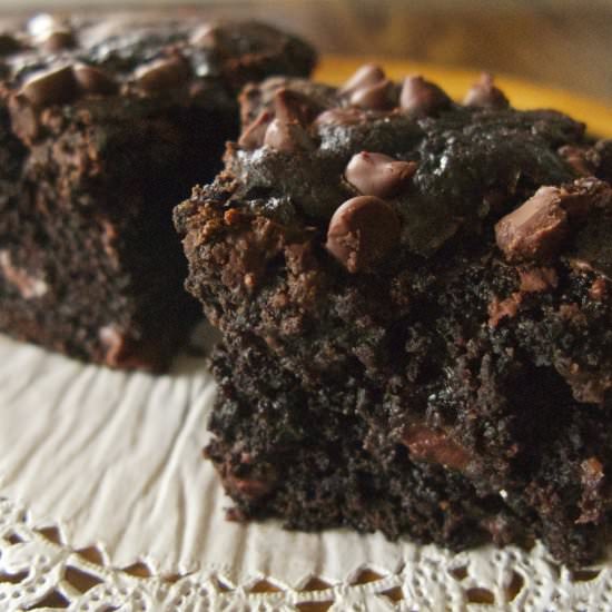 Chocolate Zucchini Brownies