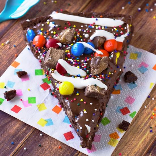 Brownie Pizza Dessert