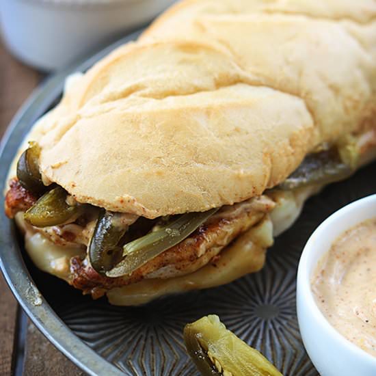 Spicy Cajun Chicken Sandwiches