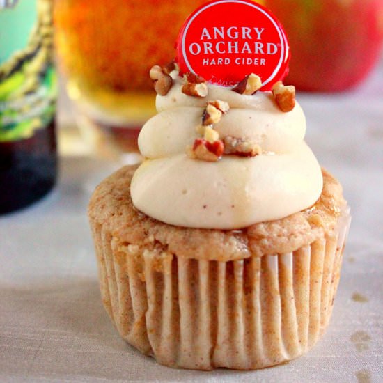 Apple Beer Cupcakes