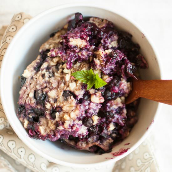 Blueberry Maple Baked Oatmeal