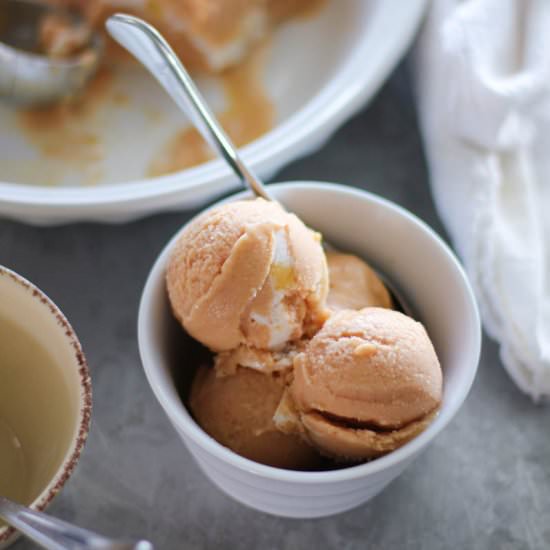 Peach Frozen Yogurt
