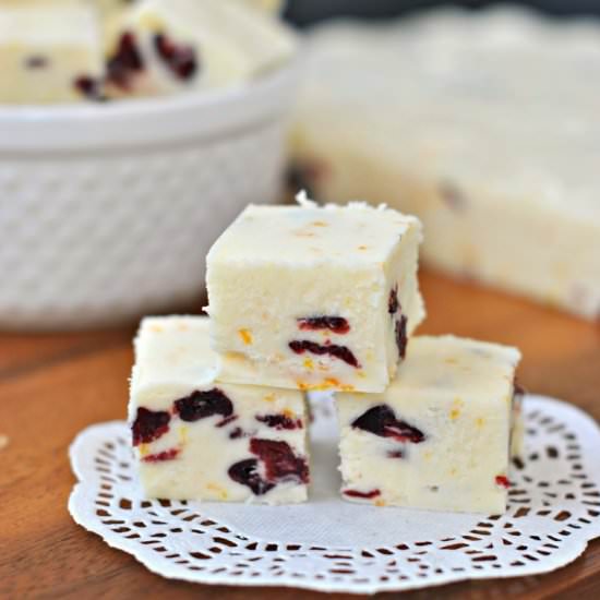 Cranberry Orange Fudge