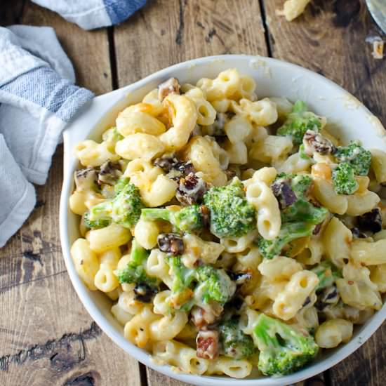 Broccoli and Chorizo Mac & Cheese