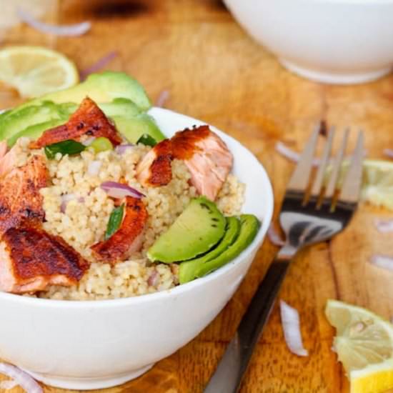 Asian Couscous Salmon